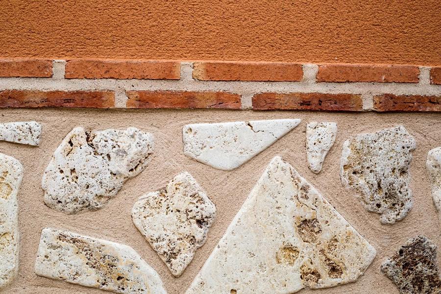 Detalle hiladas ladrillo visto