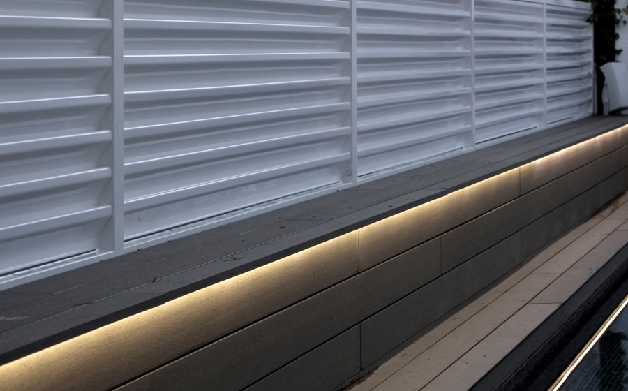 Detalle Iluminación bajo banco