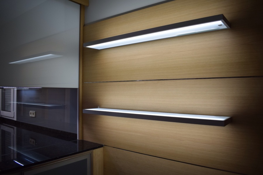 Detalle iluminación cocina