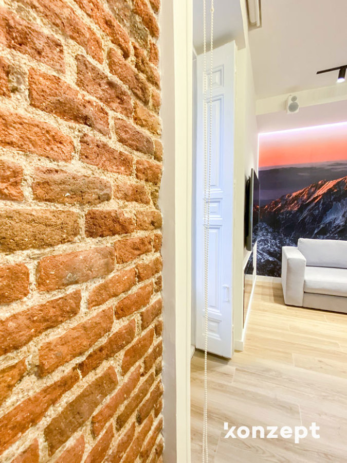 Detalle ladrillo visto original vivienda