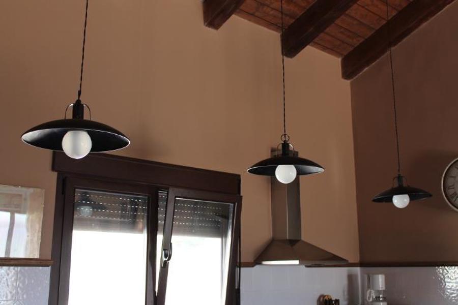 detalle lamparas cocina