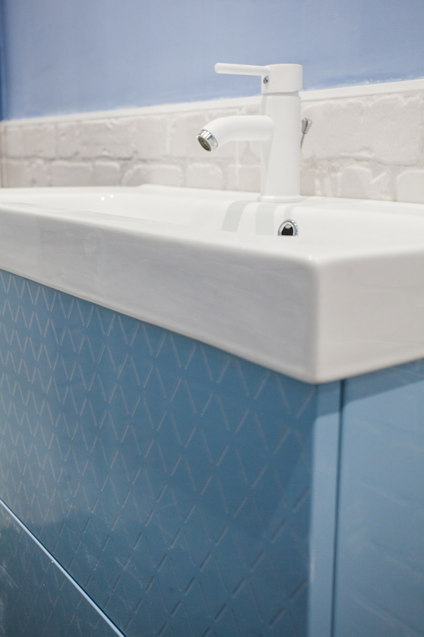 Detalle lavabo baño