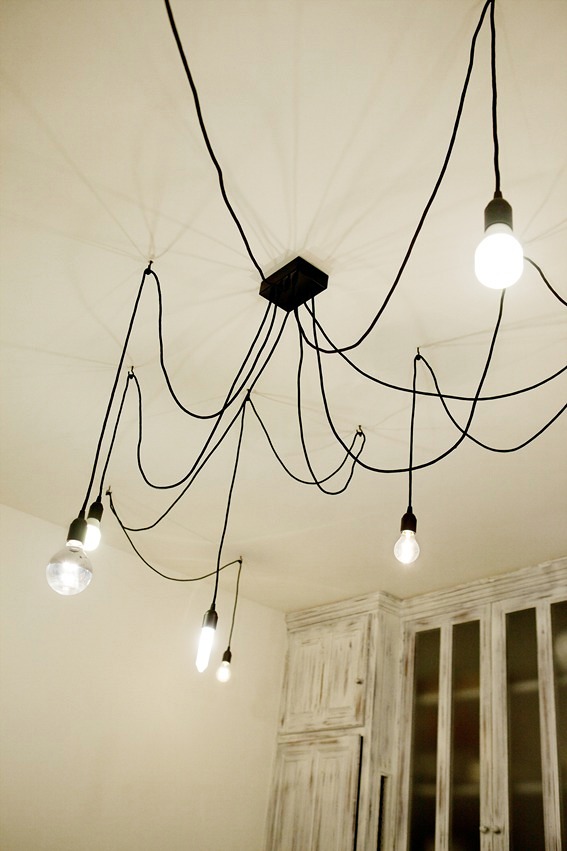 detalle luces comedor