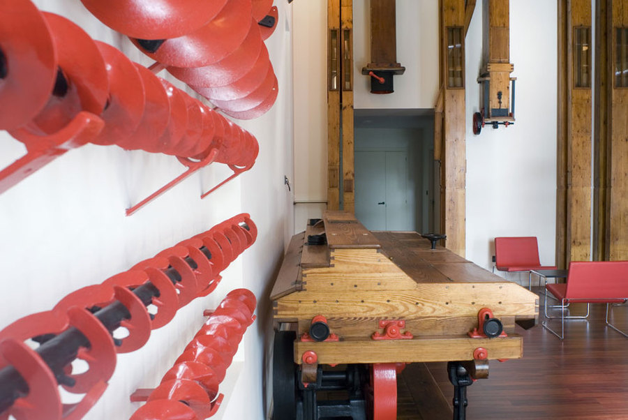 Detalle maquinaria reutilizada