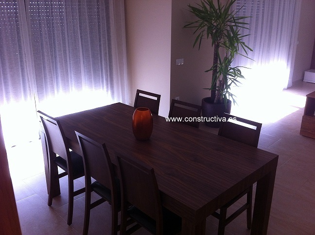 detalle mesa del comedor