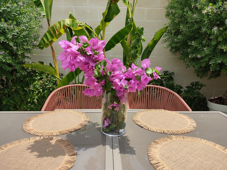 Detalle mesa exterior