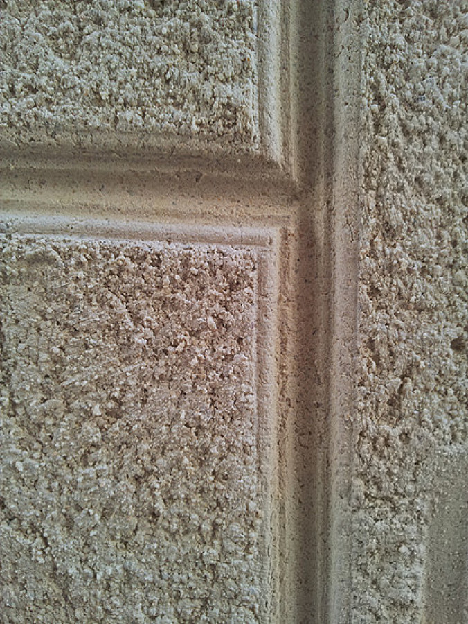 Detalle mortero de cal