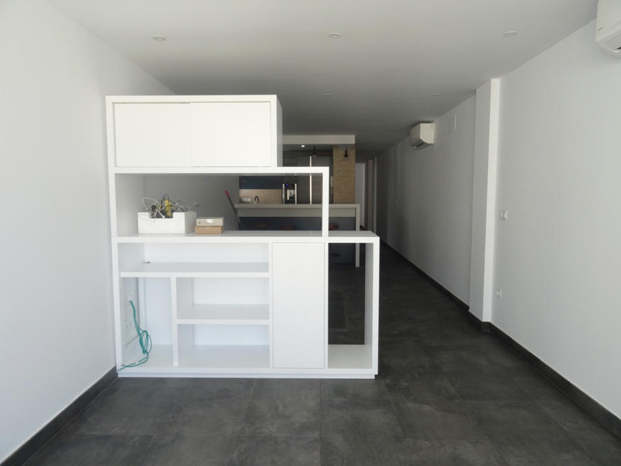 Detalle mueble a medida en salón