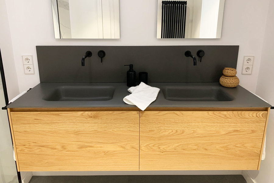 Detalle mueble baño en suite