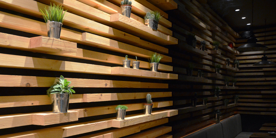 Detalle. Pared personalizada