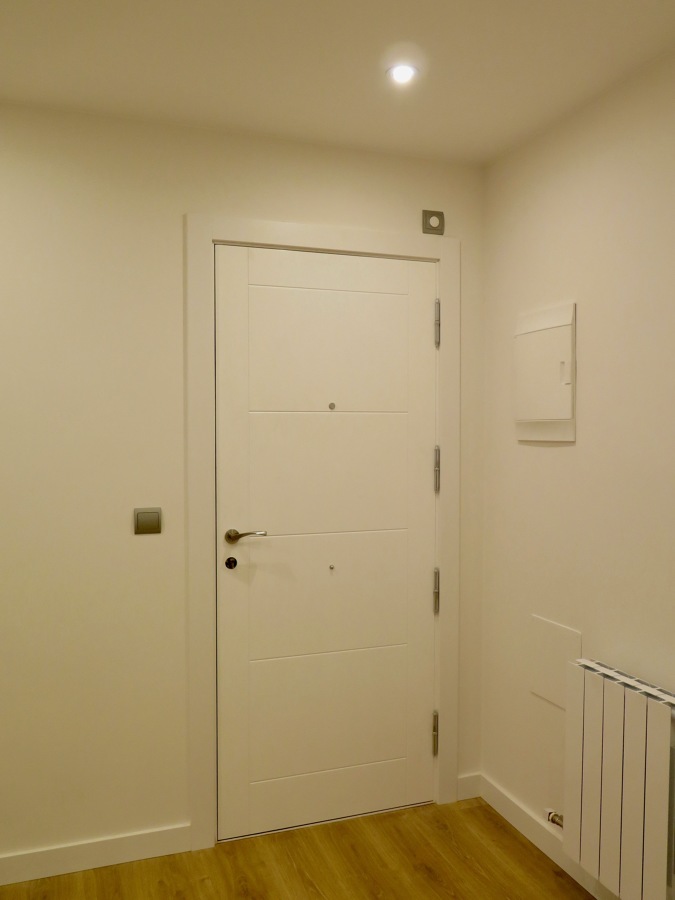 Detalle plafonado puerta de entrada.