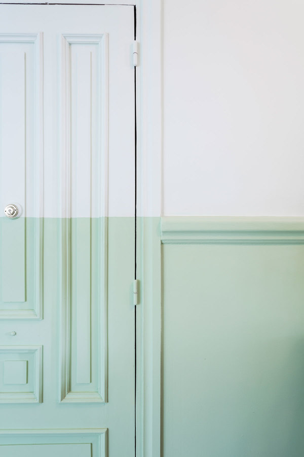 Detalle puerta de entrada cara interior