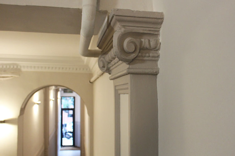 Detalle restauración piezas originales