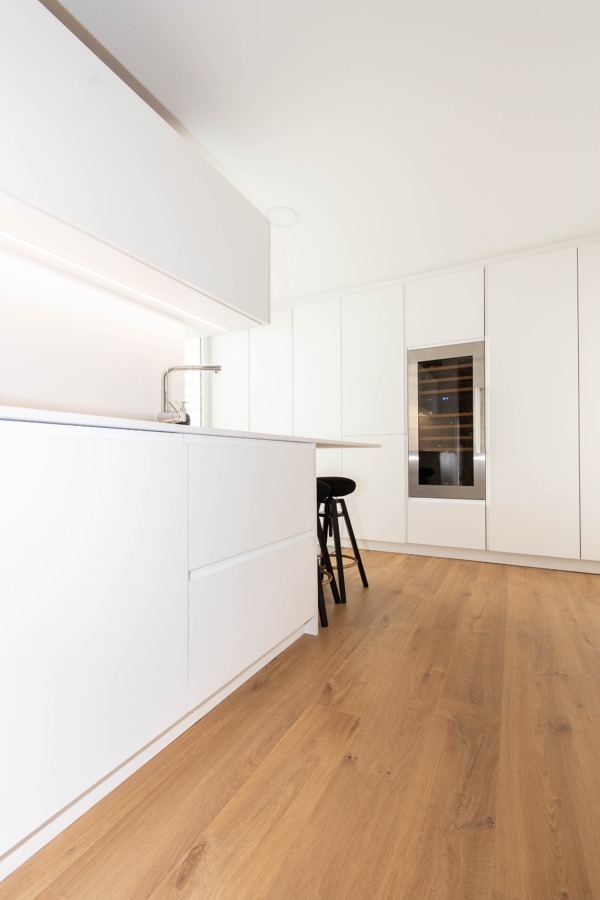 Detalle vinoteca cocina