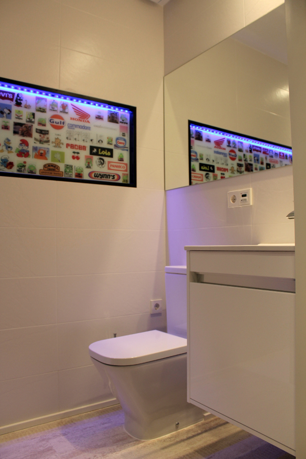 Detalle vintage en aseo