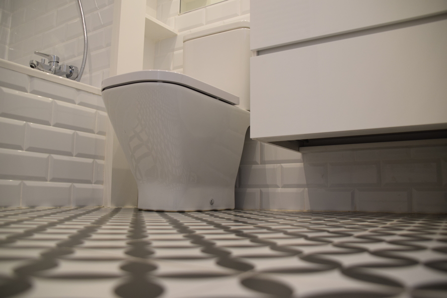 Detalles de acabados en baño