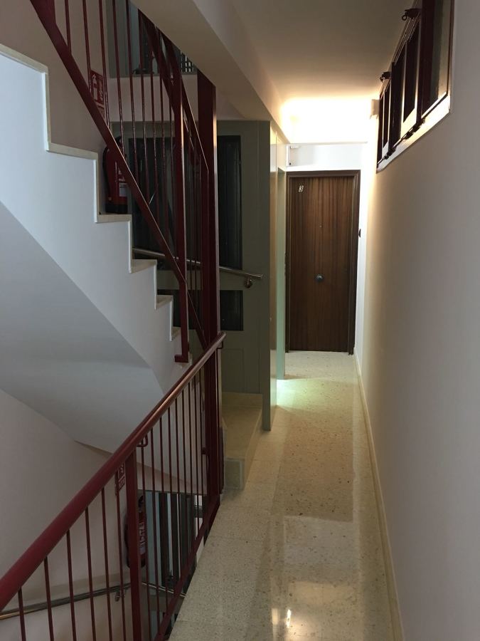 detalles de pasillo terminado