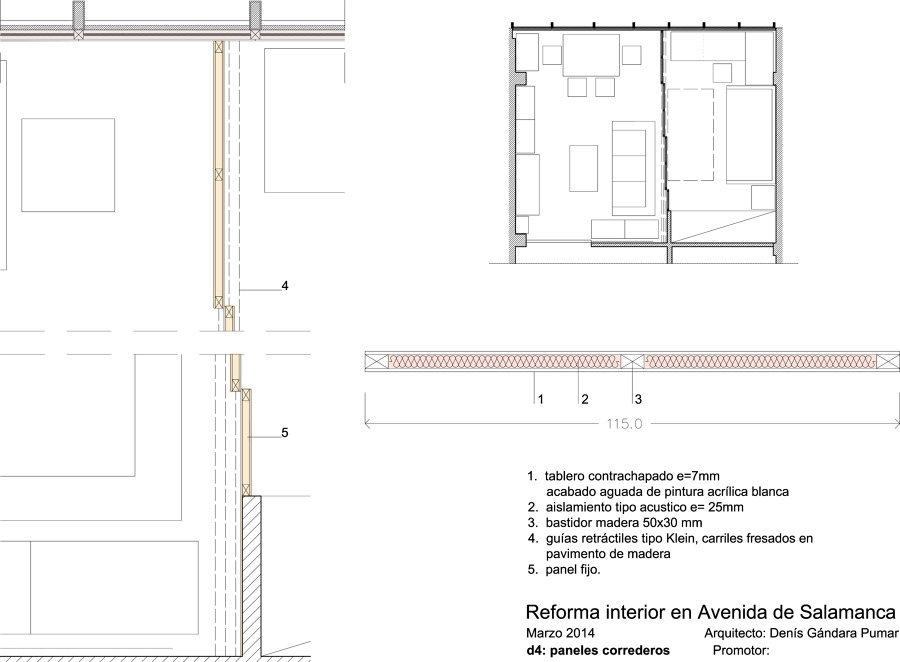 detlle puertas correderas madera