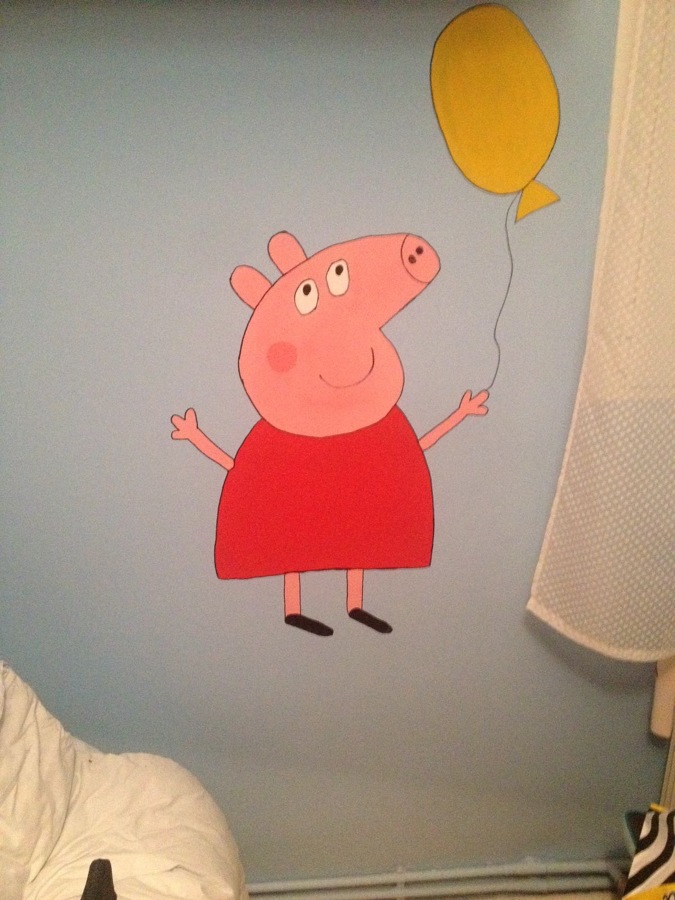 DIBUJO A MANO DE PEPPA PIG