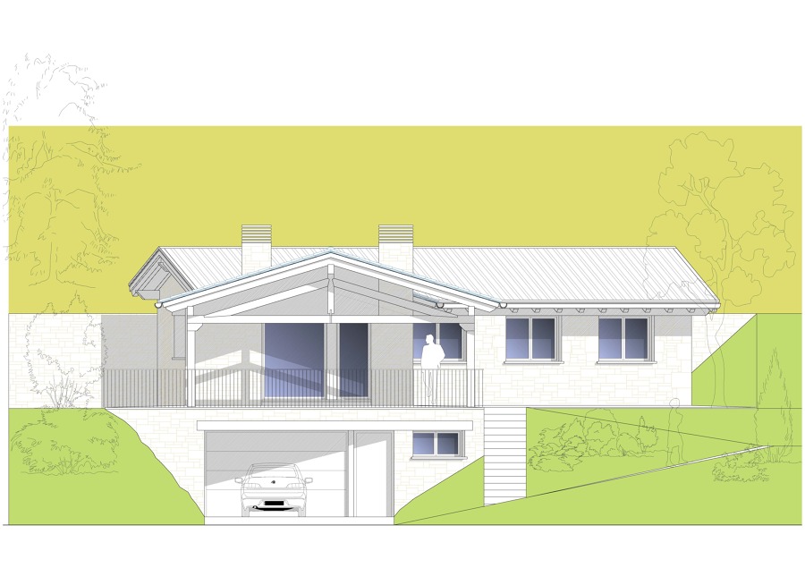 Dibujo Alzado calle.