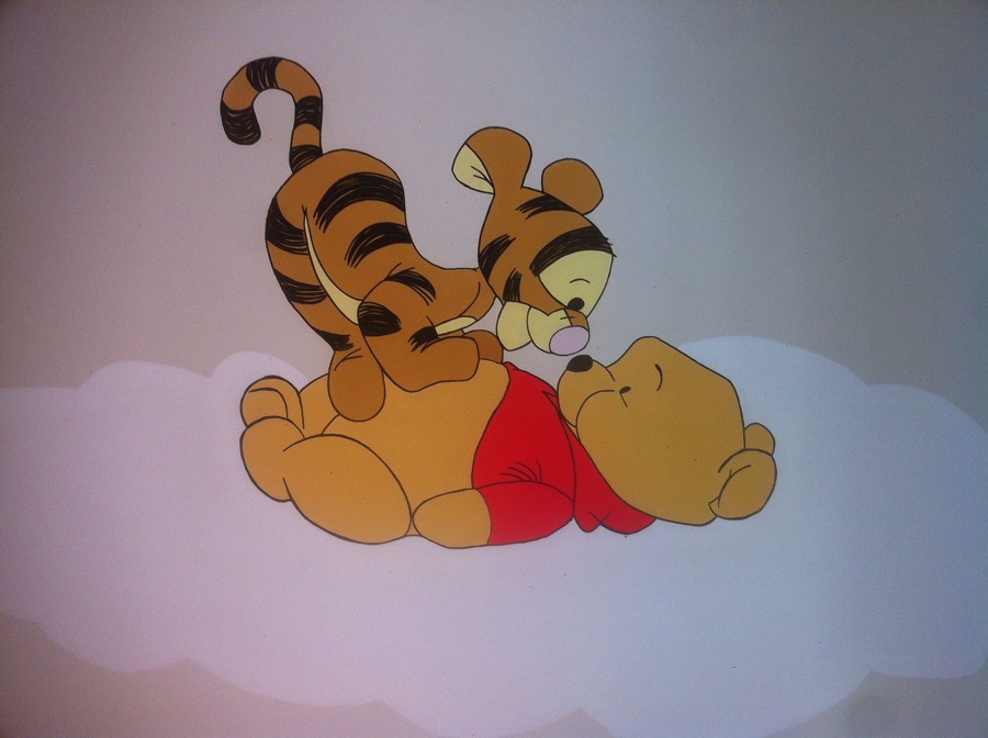 DIBUJO DE WINNIE POOH Y TIGER