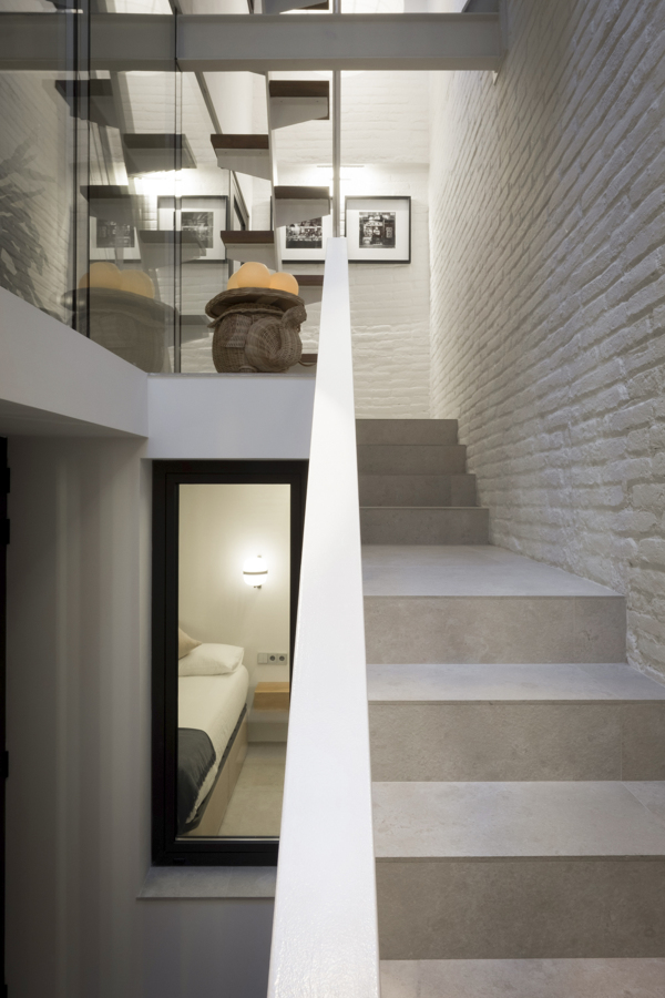 diferentes tramos de escalera 