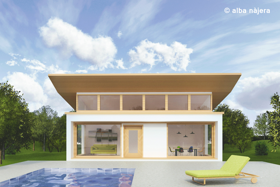 DISEÑO 3D DE UN CASA