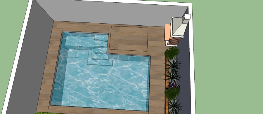 diseño 3D del jardin