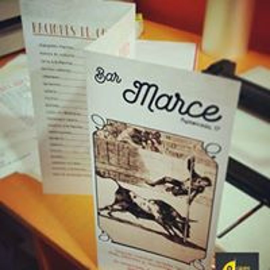 diseño de carta para bar