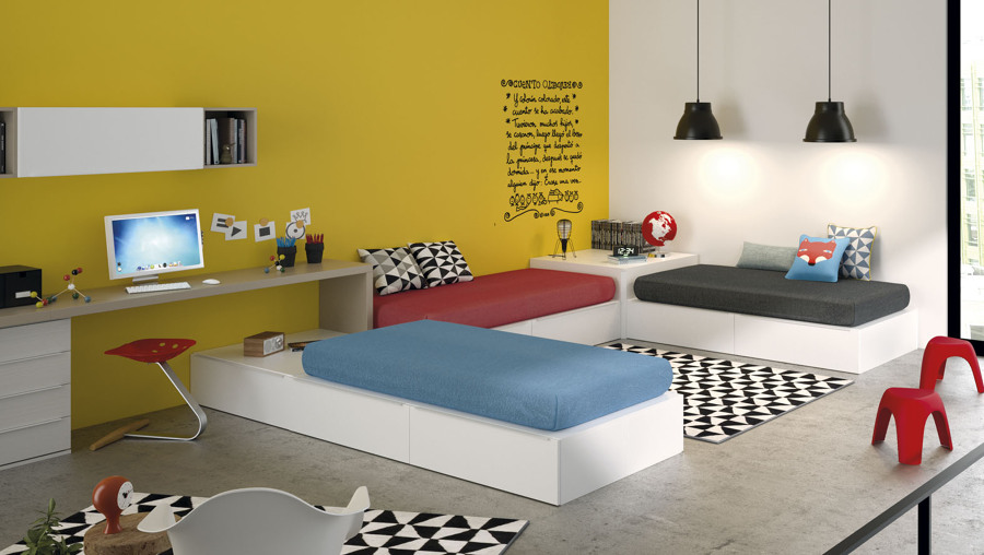 Diseño de Dormitorio Juvenil de muebles JJP