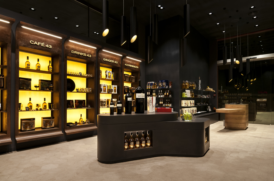 Diseño de tienda Licor 43