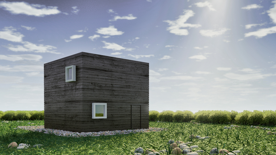 DISEÑO EN 3D DE UNA CASA