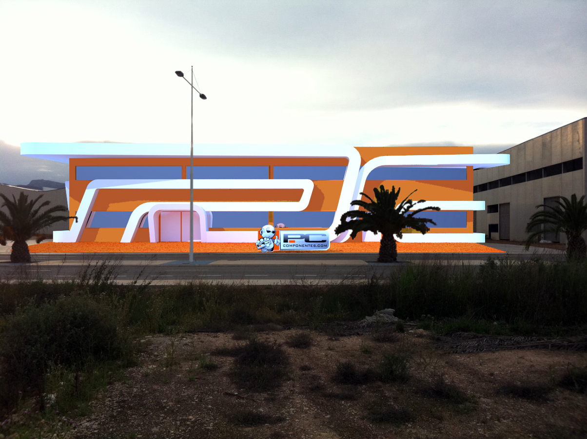 Diseño exterior para nave industrial "Arquitectura exterior"