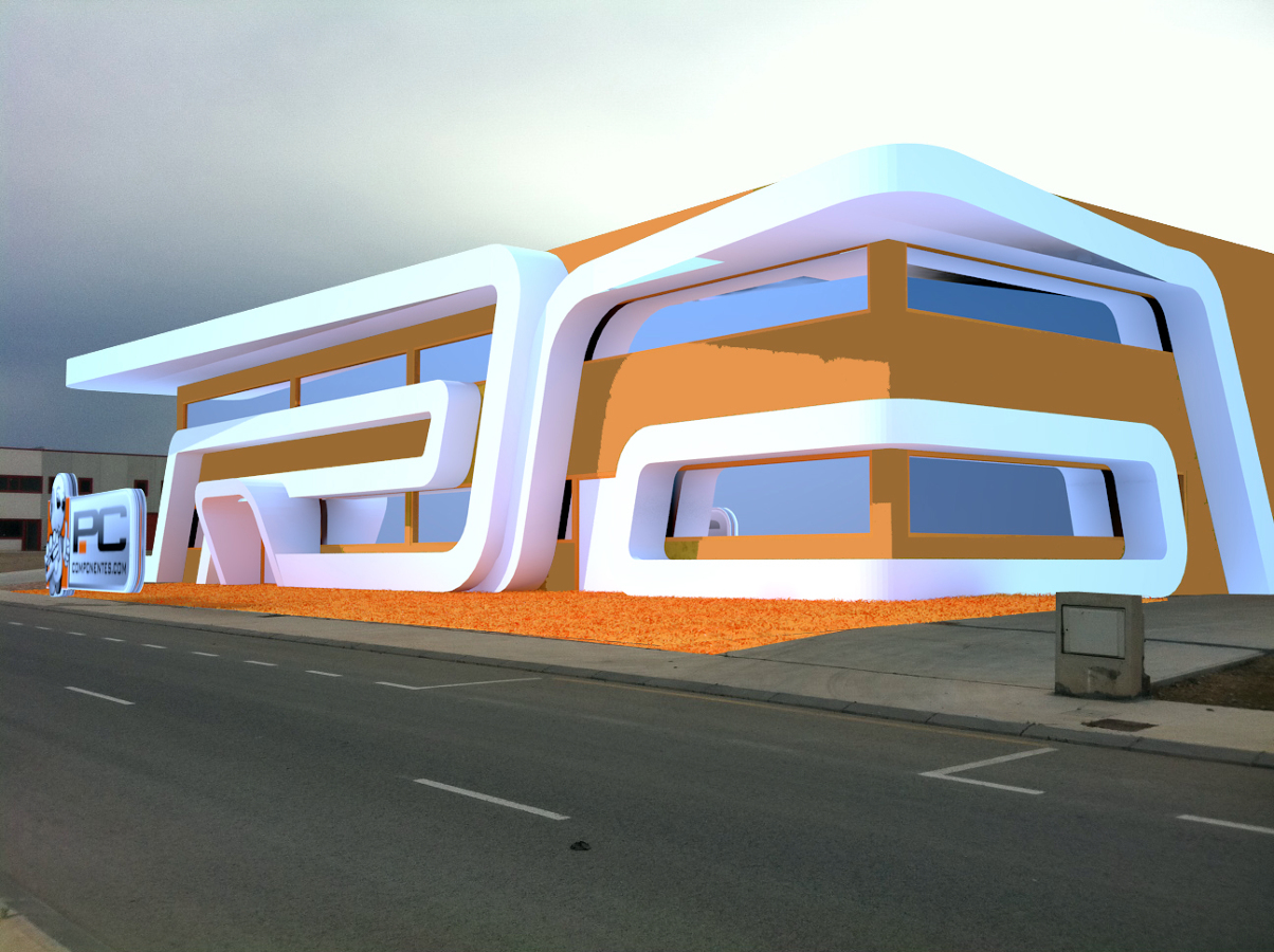 Diseño exterior para nave industrial "Arquitectura exterior"