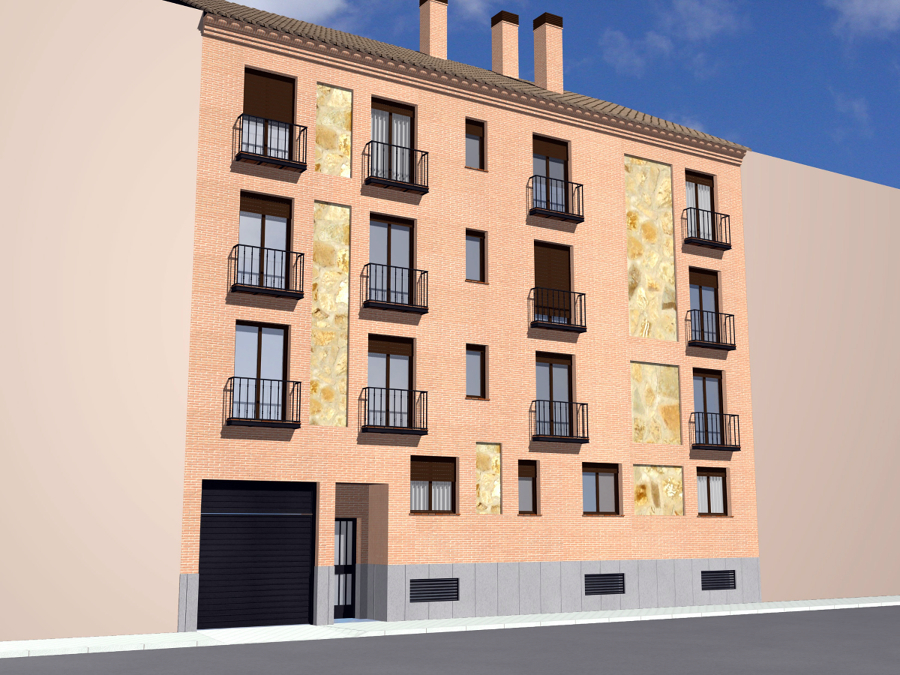 Diseño fachada calle Villasante