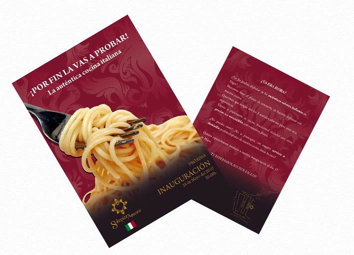 Diseño flyer inauguración