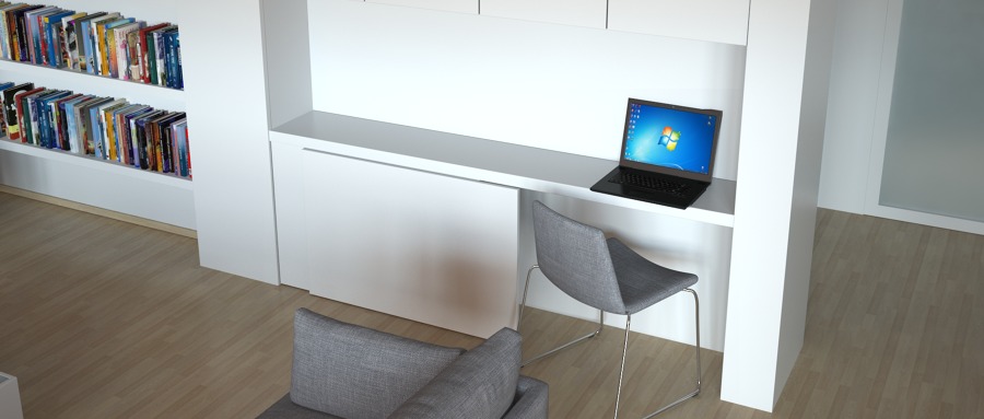 Diseño mueble comedor Blanco