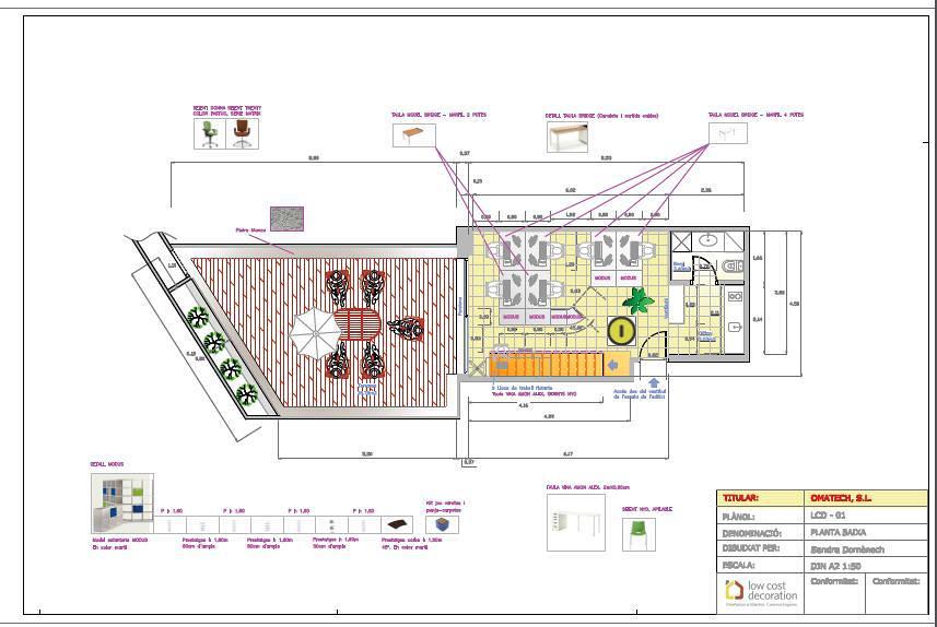 DISEÑO OFICINAS OMATECH EN BARCELONA
