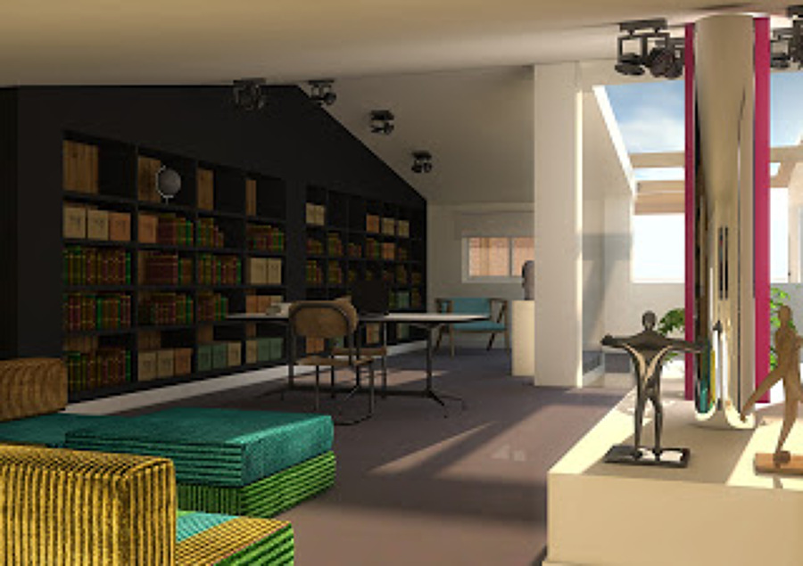 Diseño para estudio 2ª planta