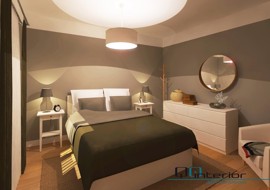 Diseño para nueva distribución del dormitorio principal