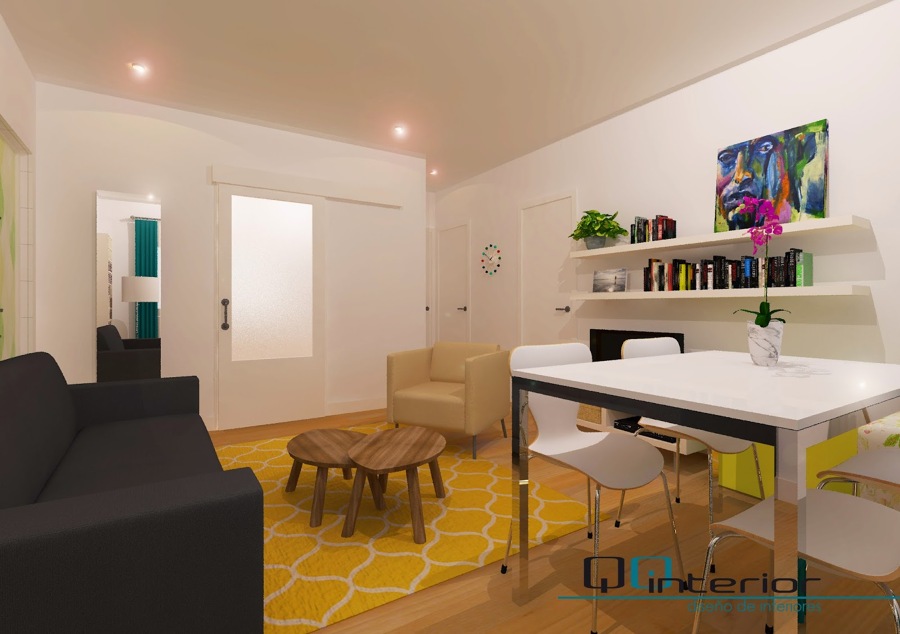 Diseño para nueva distribución del salón