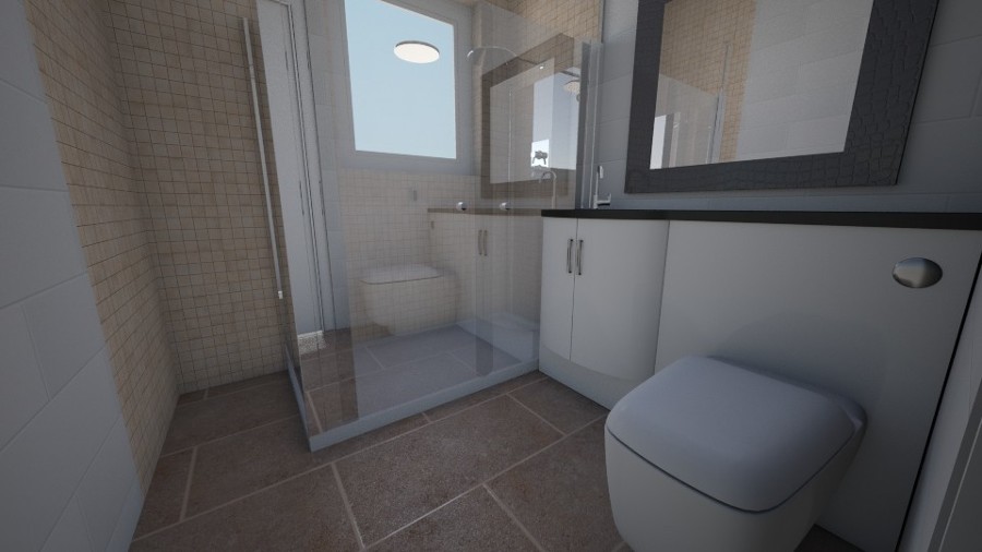 DISEÑO PARA REFORMA CUARTO BAÑO