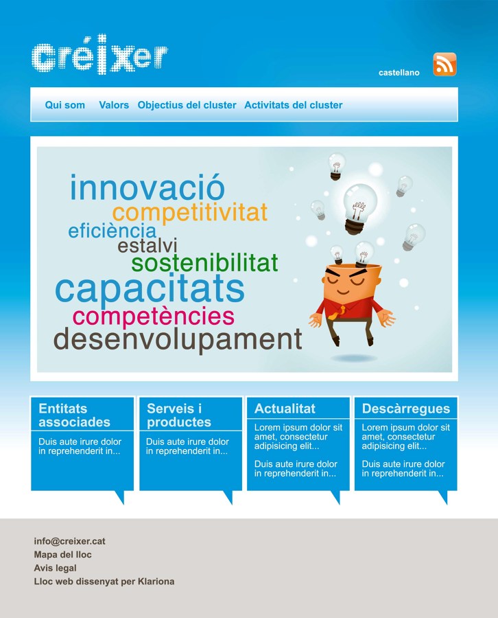 Diseño y desarrollo página web Creixer