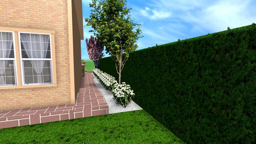 Diseño de jardín en 3d