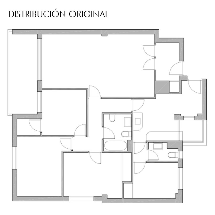 Distribución original
