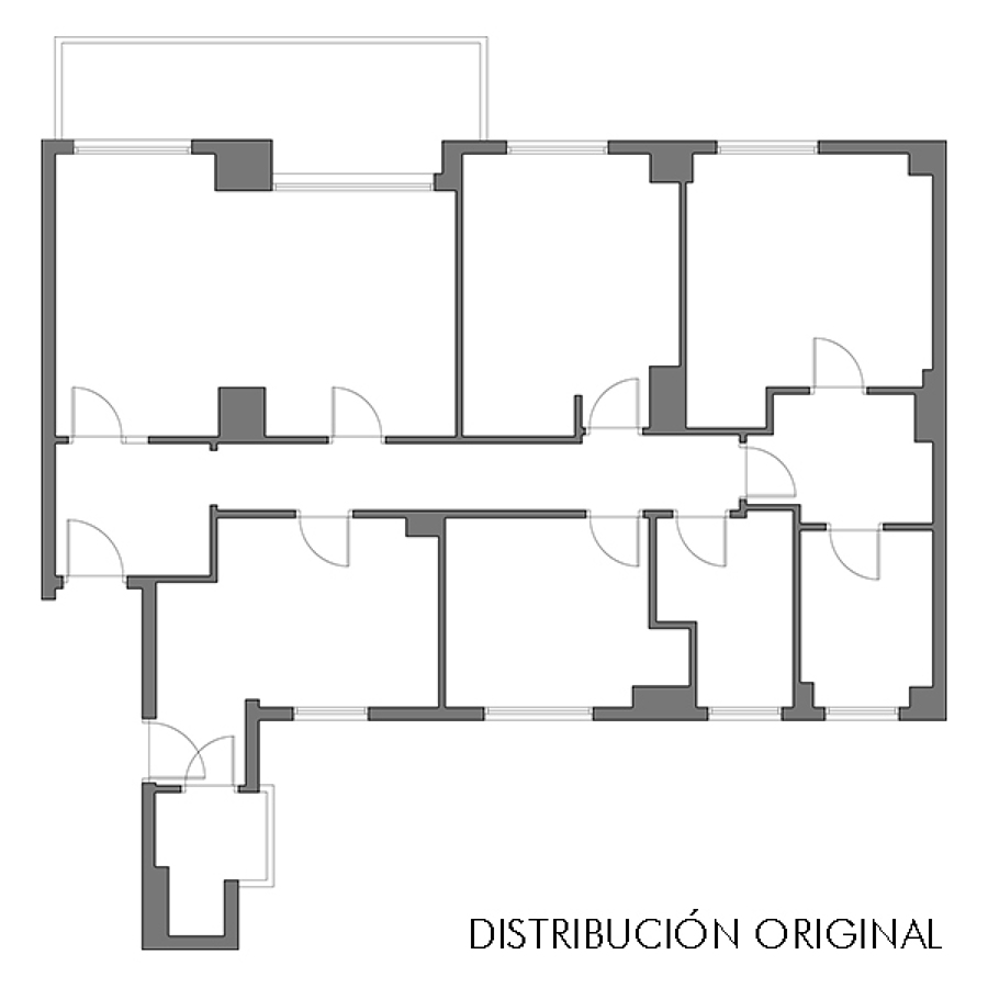 Distribución original