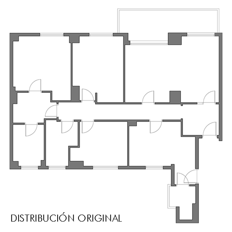 Distribución original