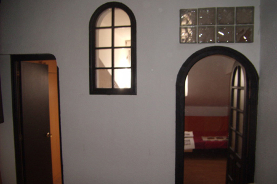 División entre habitación y salón anterior