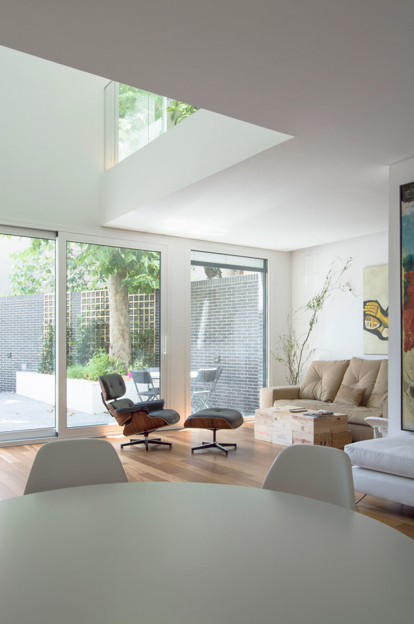 Salón en doble altura