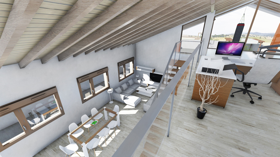 DOBLE ALTURA SOBRE SALON